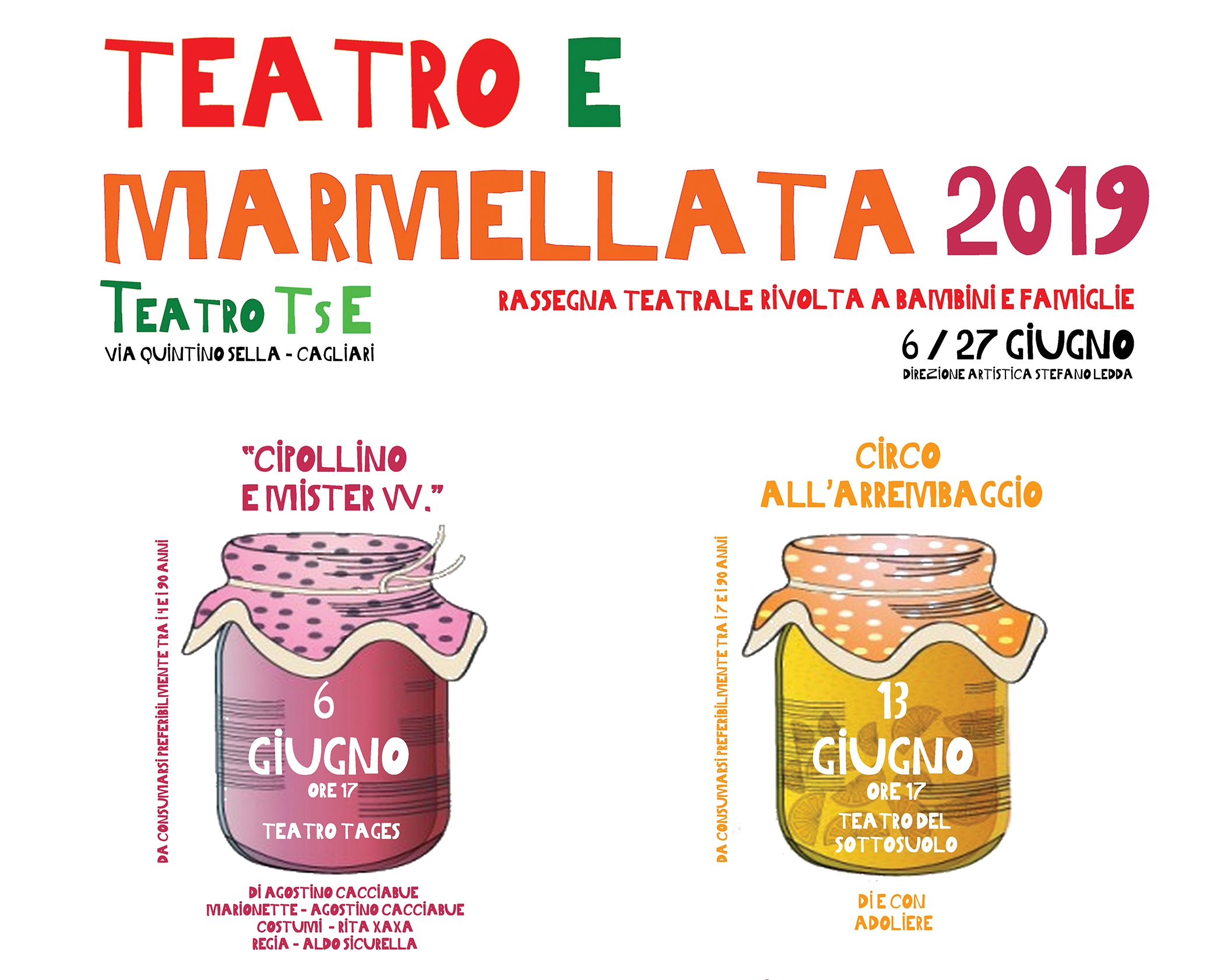 Teatro del Segno: Rassegna "TEATRO E MARMELLATA"